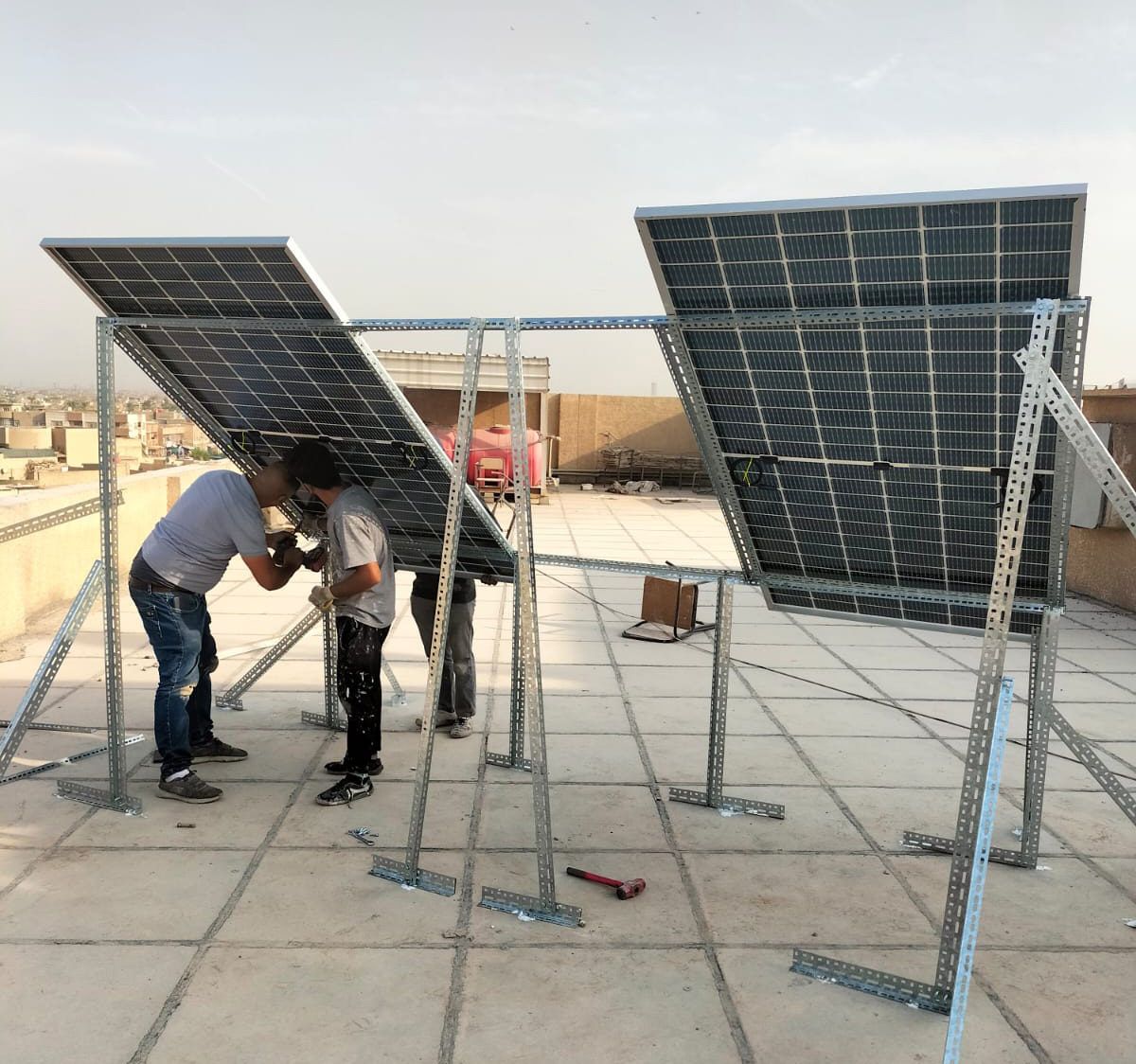 Using clean energy in Imam Alkadhum College